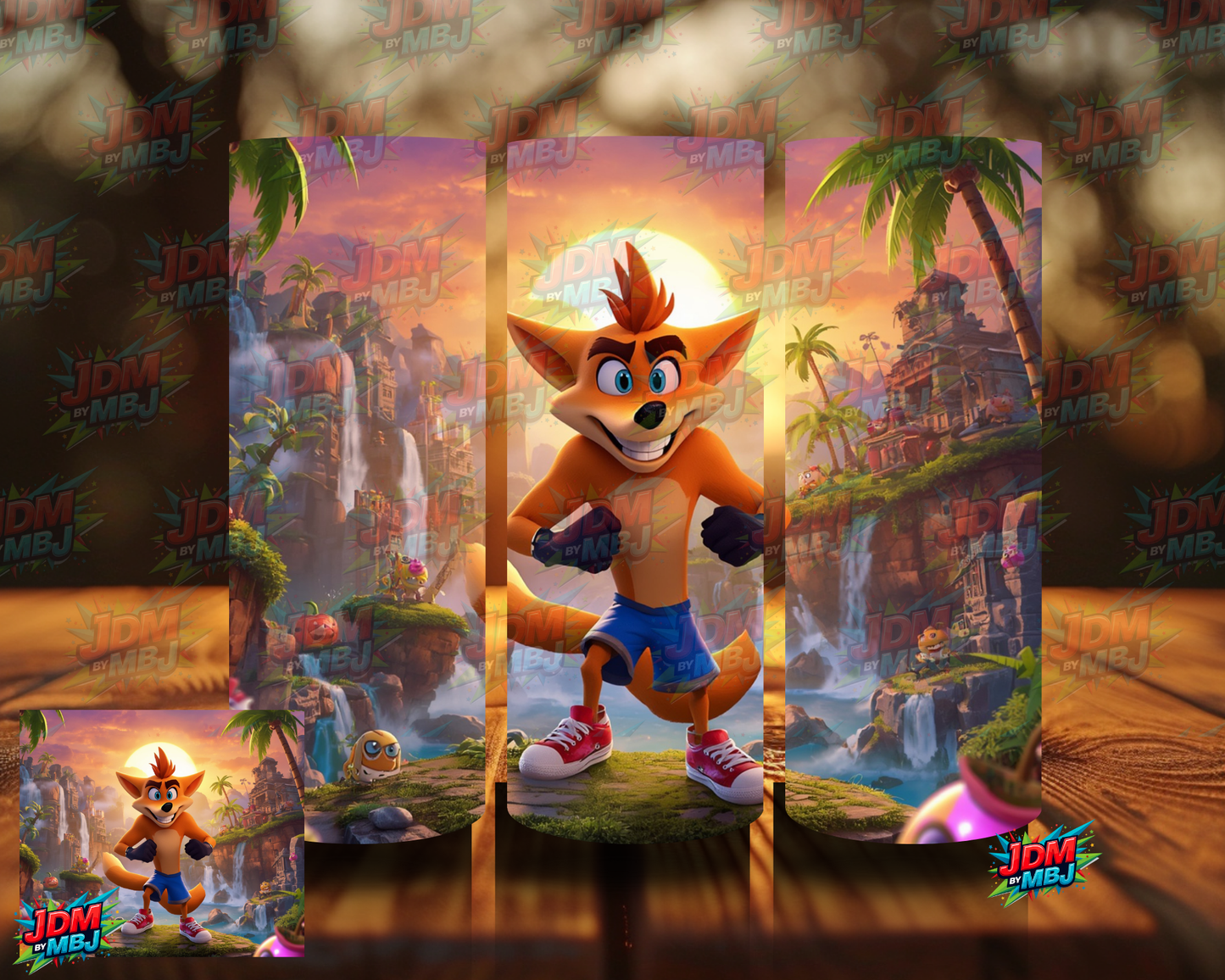 Inspired by Crash Bandicoot Sublimation Prints