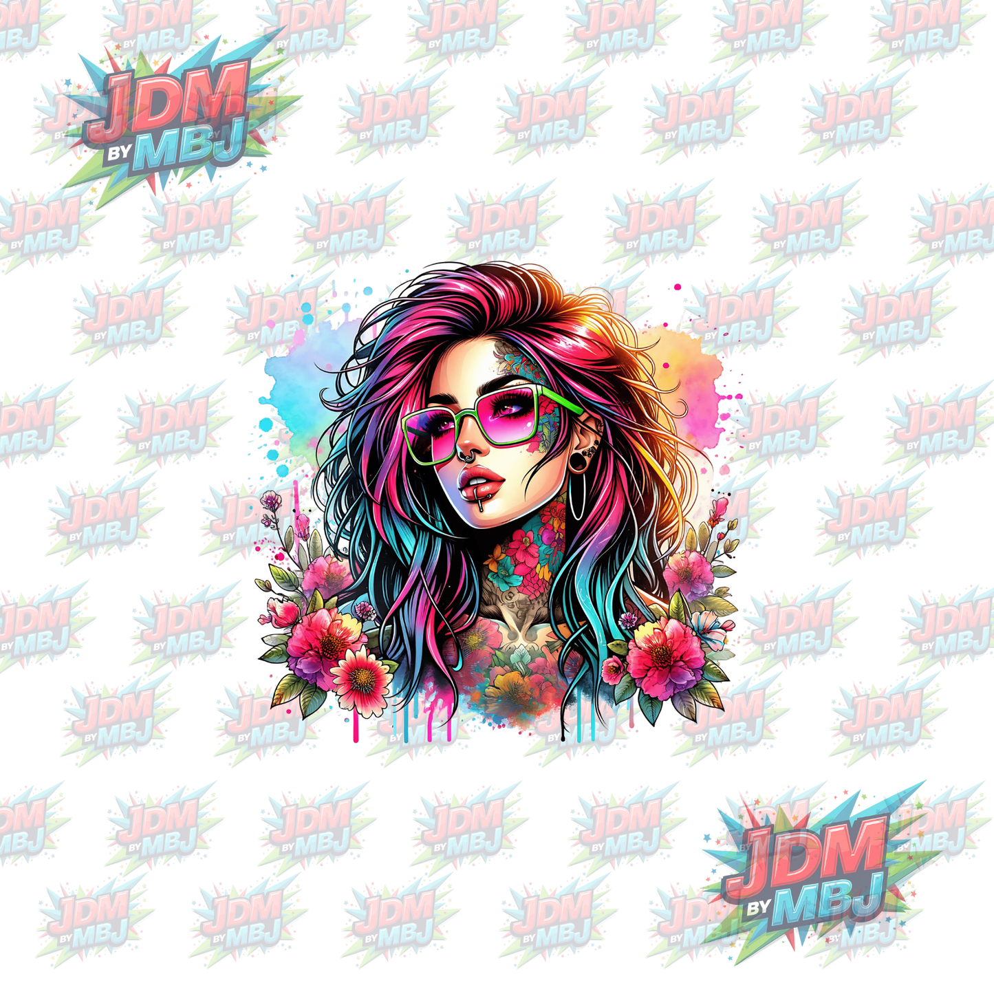 Iron On - Tattoo Girl DTF