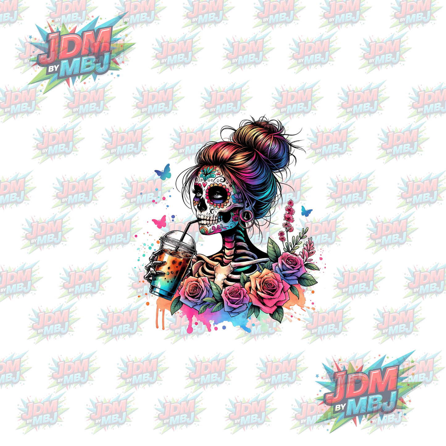 Iron On - Tattoo Girl DTF