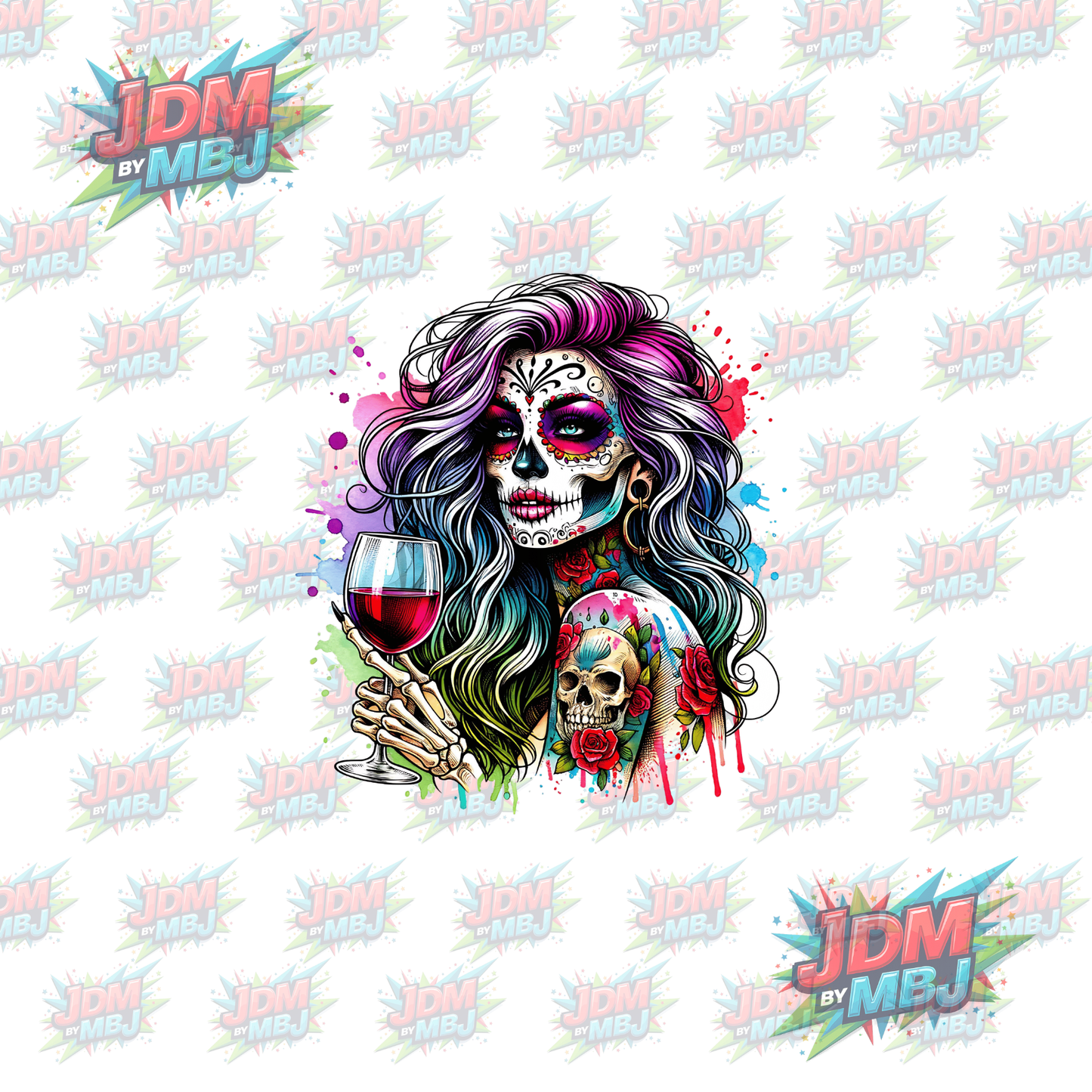 Iron On - Tattoo Girl DTF