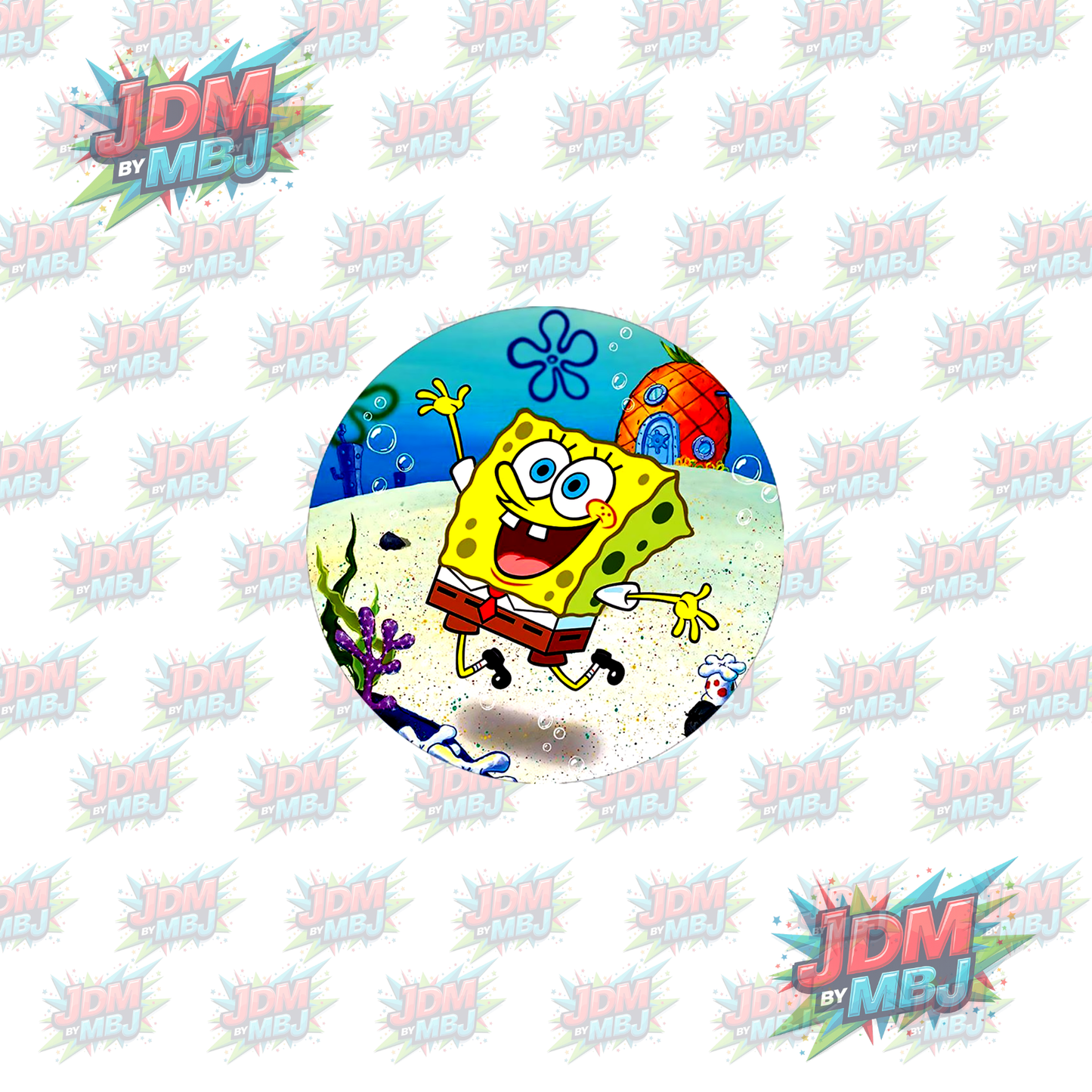 Bob Esponja Pantalones Cuadrados (DTF) - Planchado (25 cm)