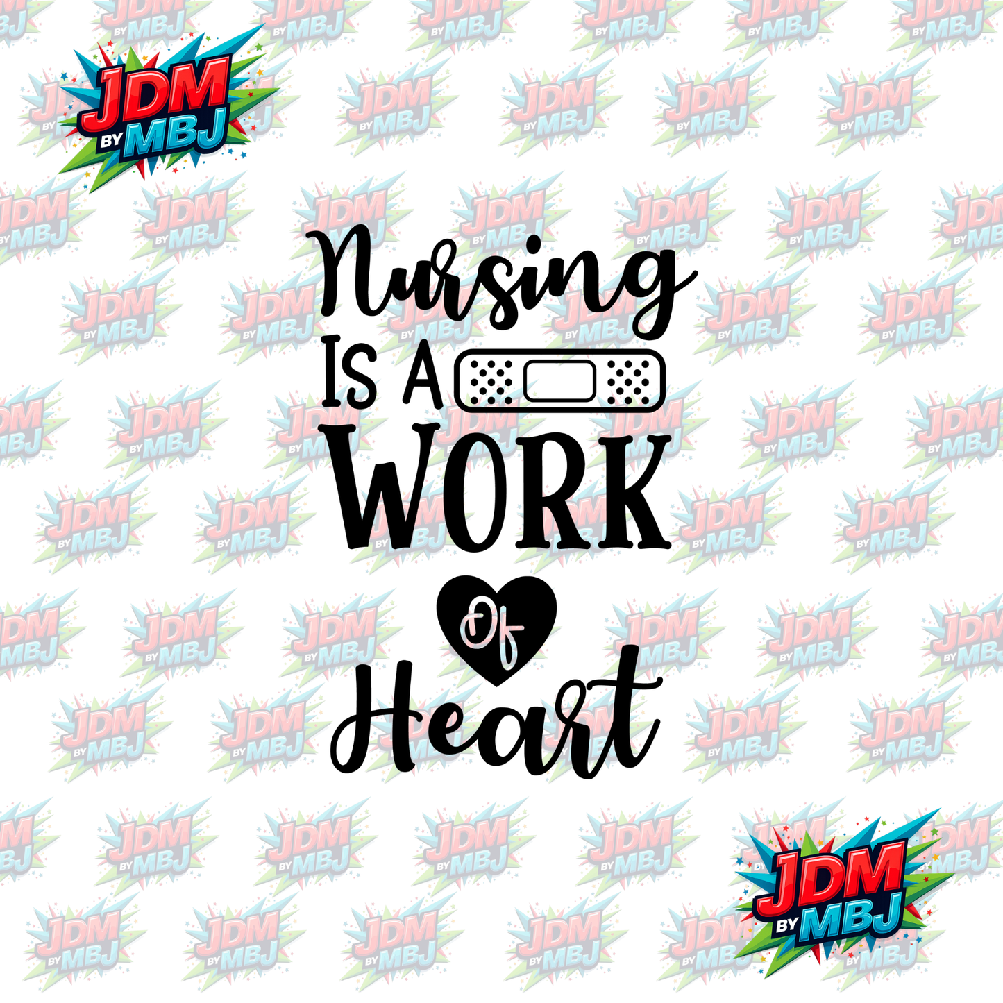 Iron On - Nurse Style DTF 20cm