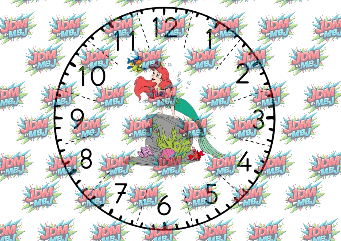 Clock Sublimation Prints- Inspired by Disney, Stitch & More