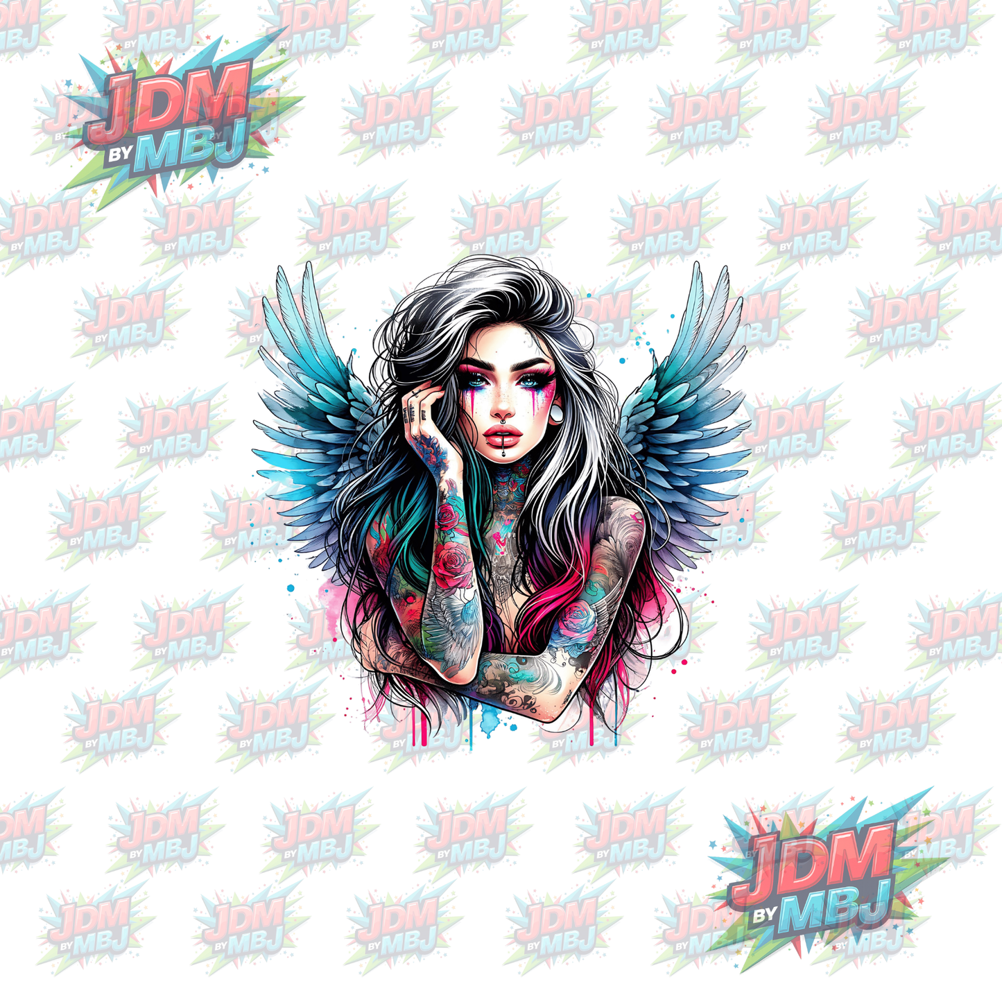 Iron On - Tattoo Girl DTF