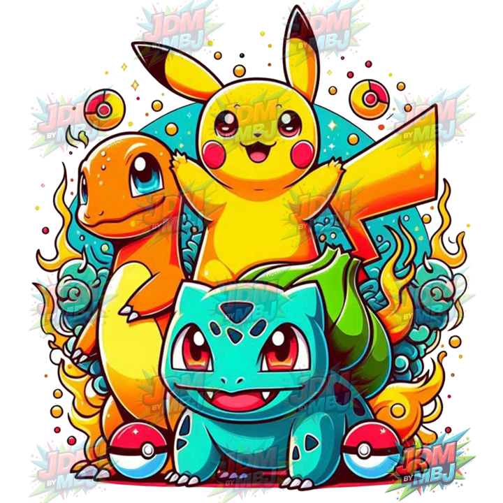 Iron On - Pokemon DTF 25cm
