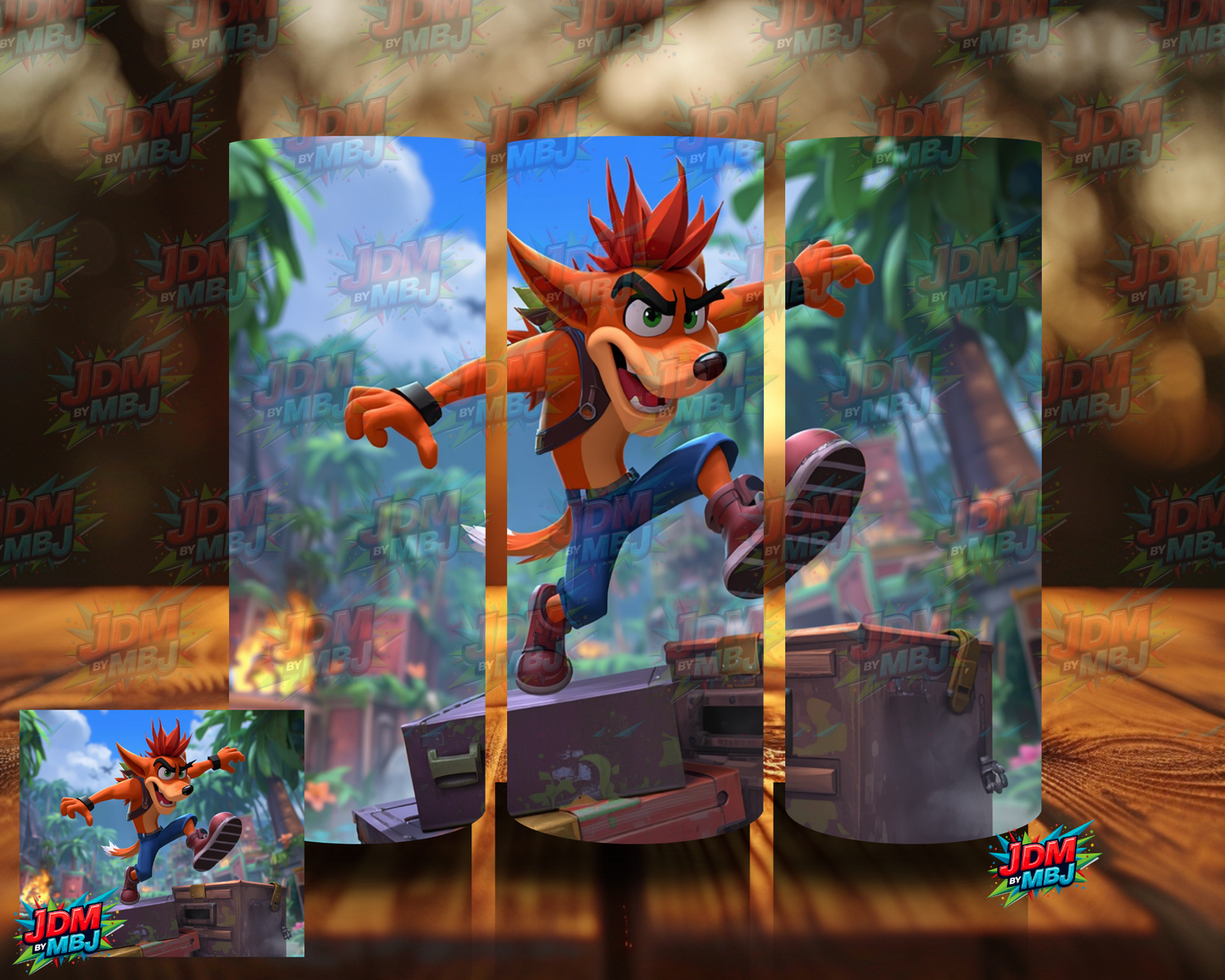 Inspired by Crash Bandicoot Sublimation Prints