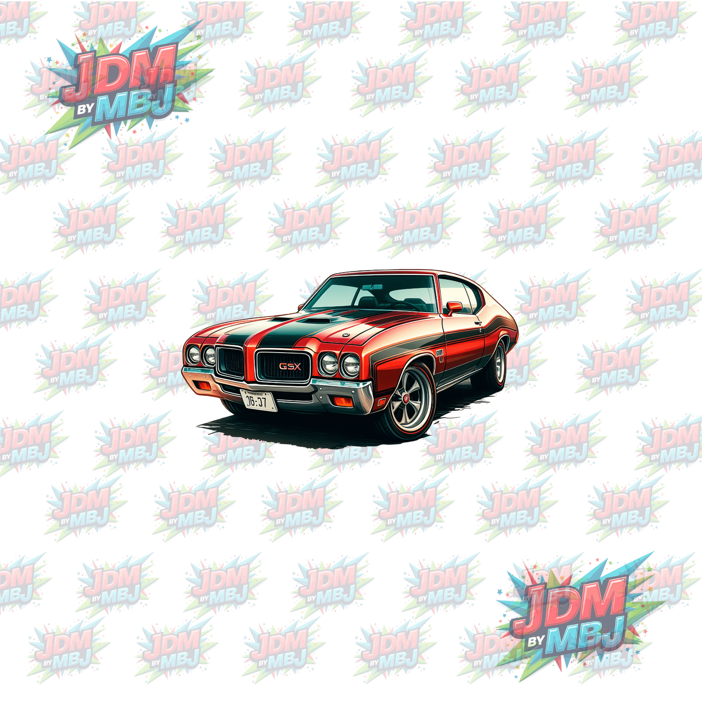 Iron On - Classic Vintage Cars DTF 20cm