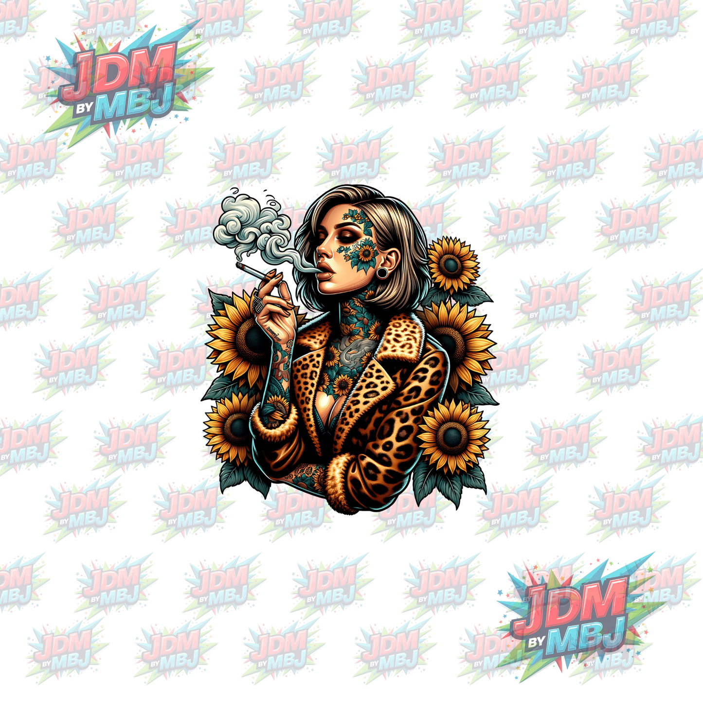 Iron On - Tattoo Girl DTF