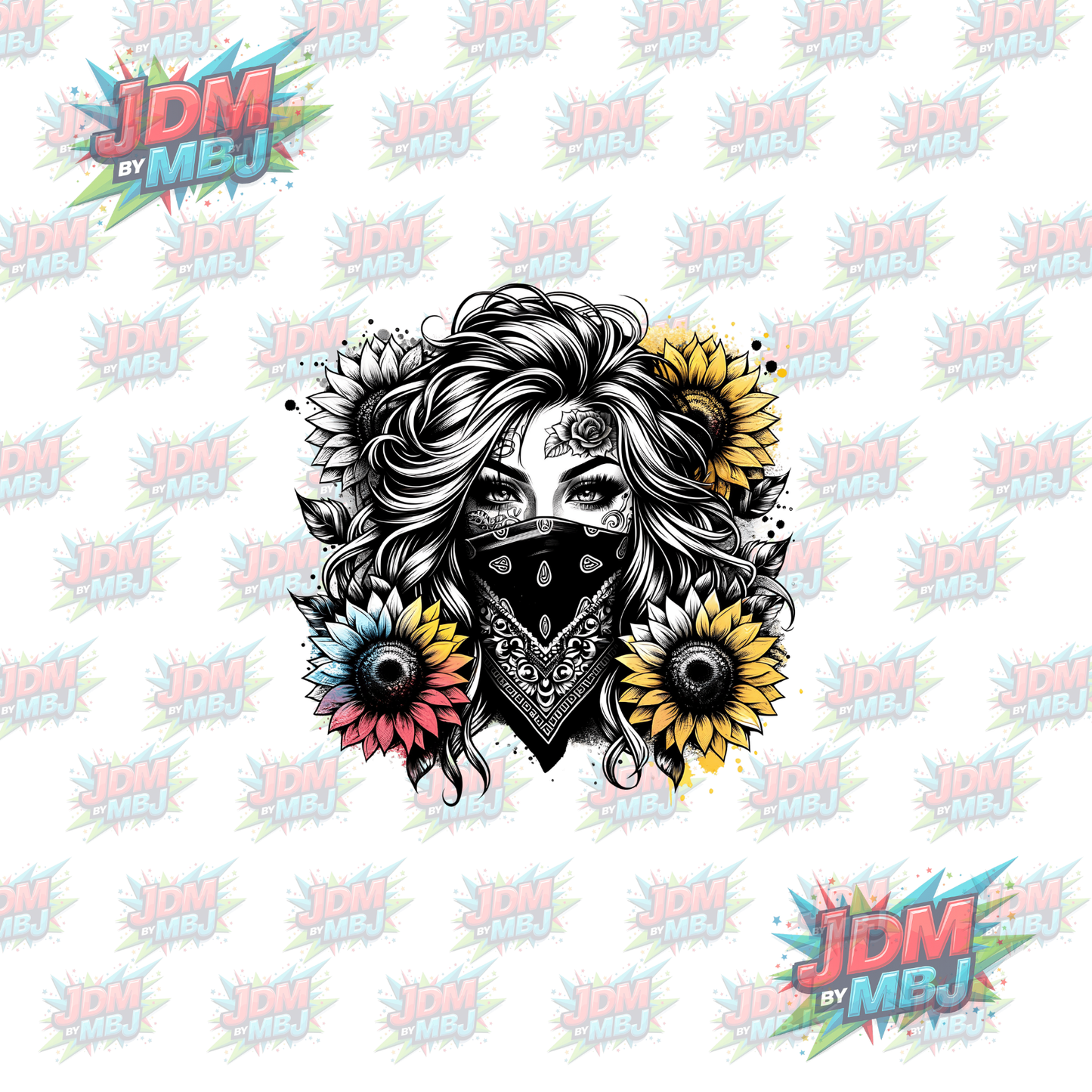 Iron On - Tattoo Girl DTF