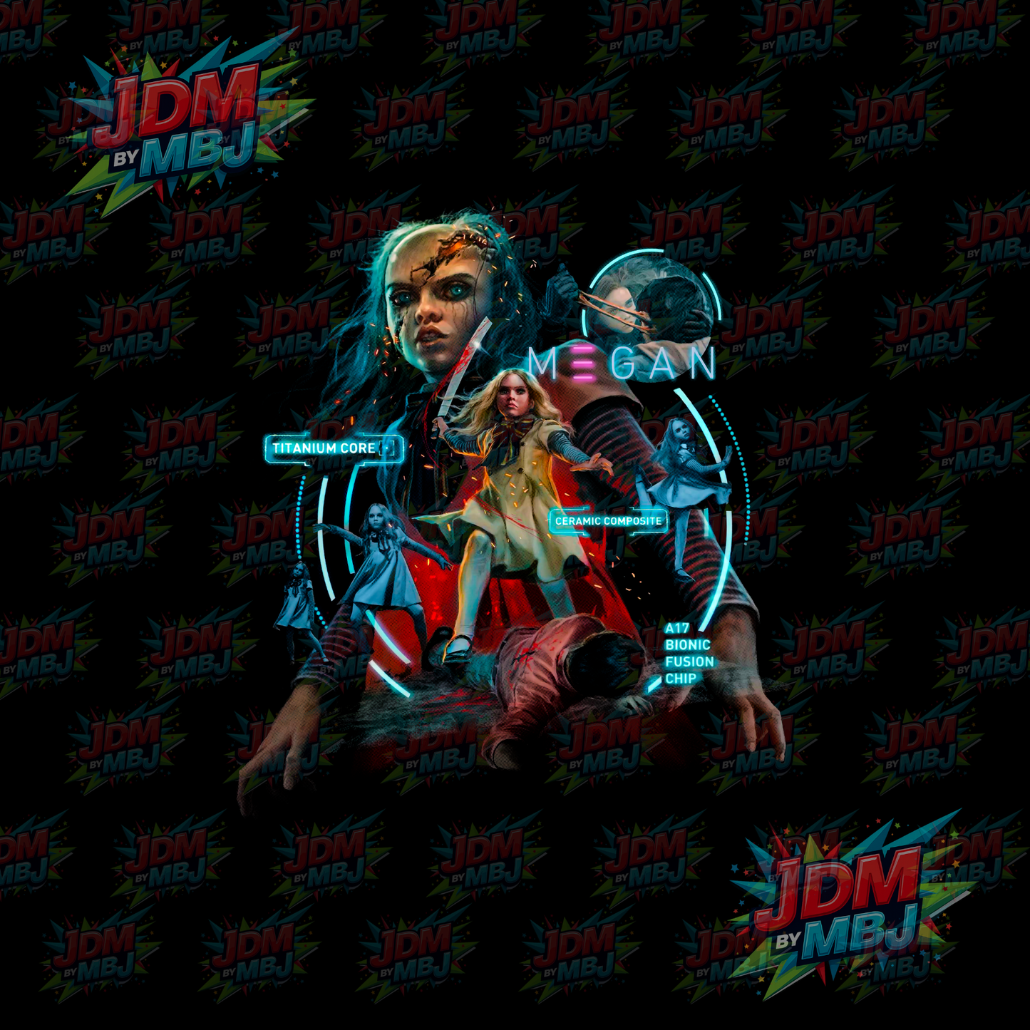 Iron On - Halftone DTF