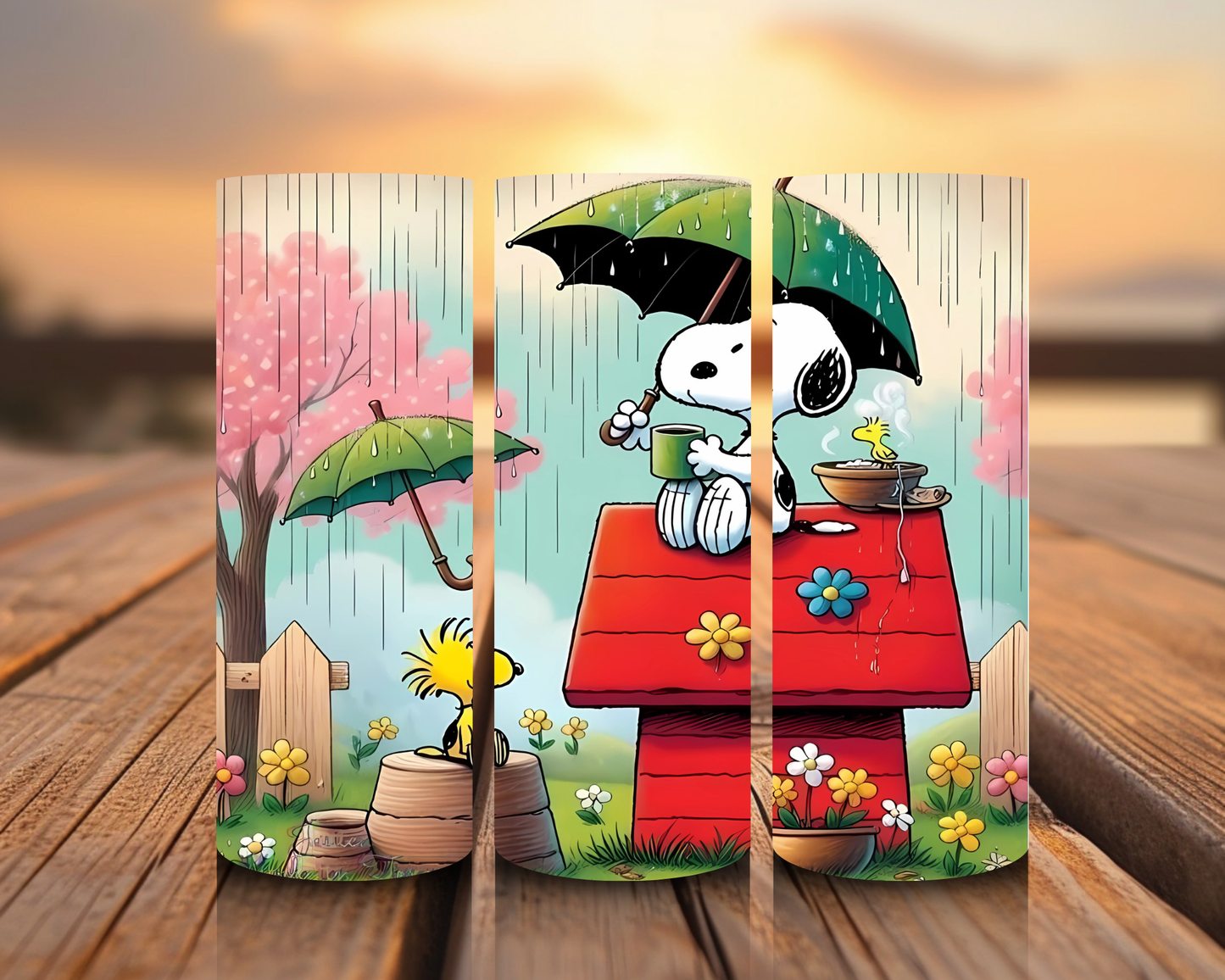 Inspirado en las impresiones de sublimación de Snoopy