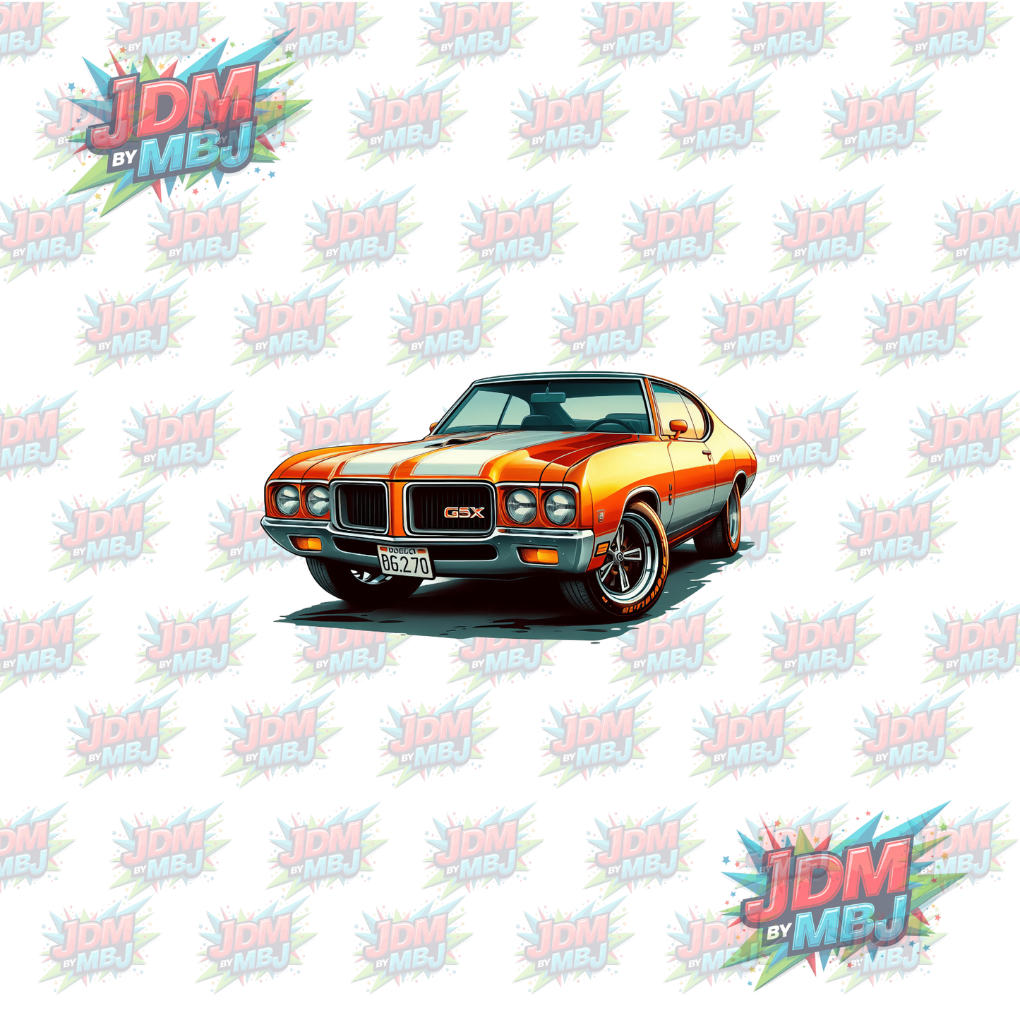 Iron On - Classic Vintage Cars DTF 20cm