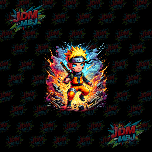 Iron On - Naruto 'Halftone' DTF