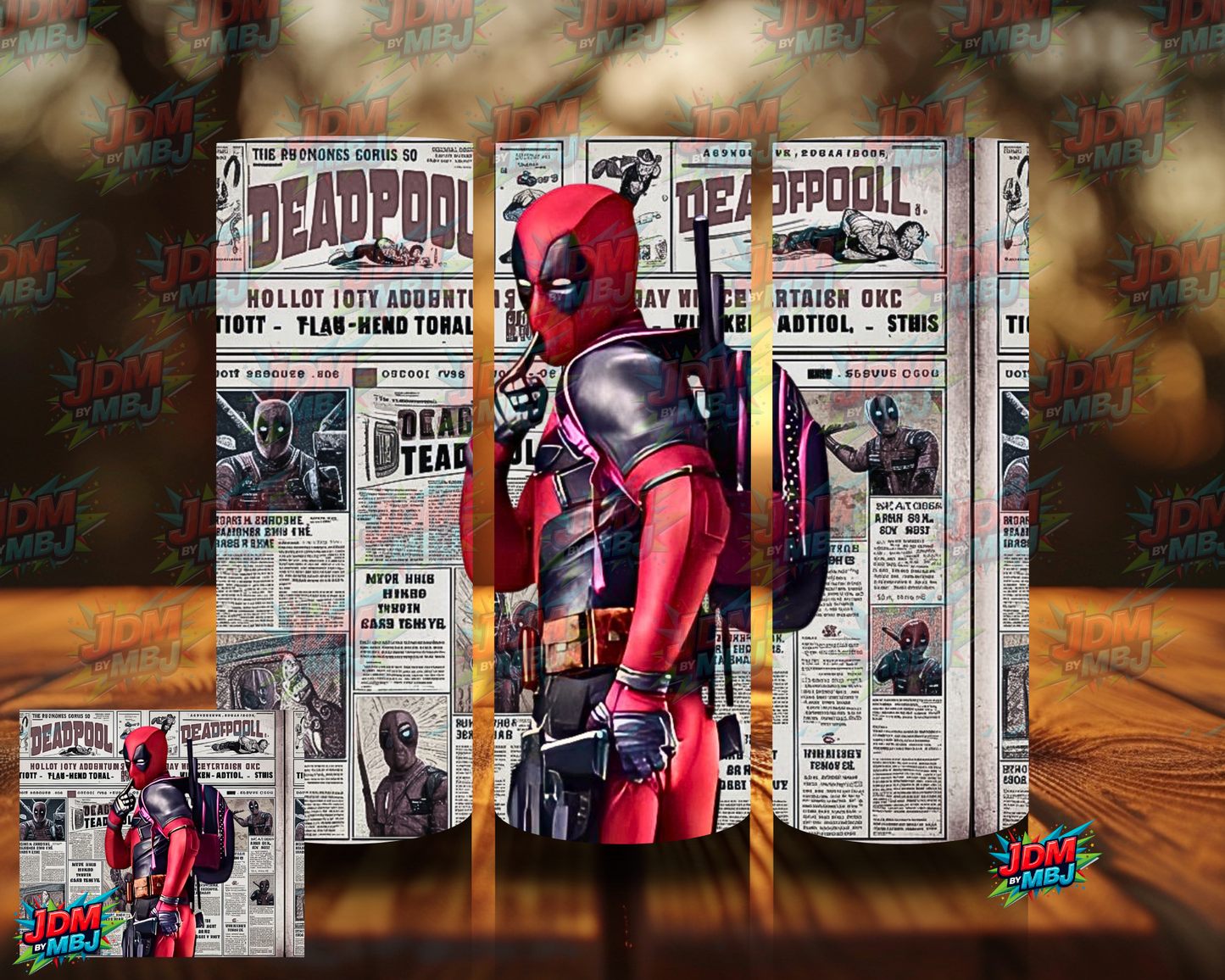 Inspired by Dead Pool Sublimation Prints
