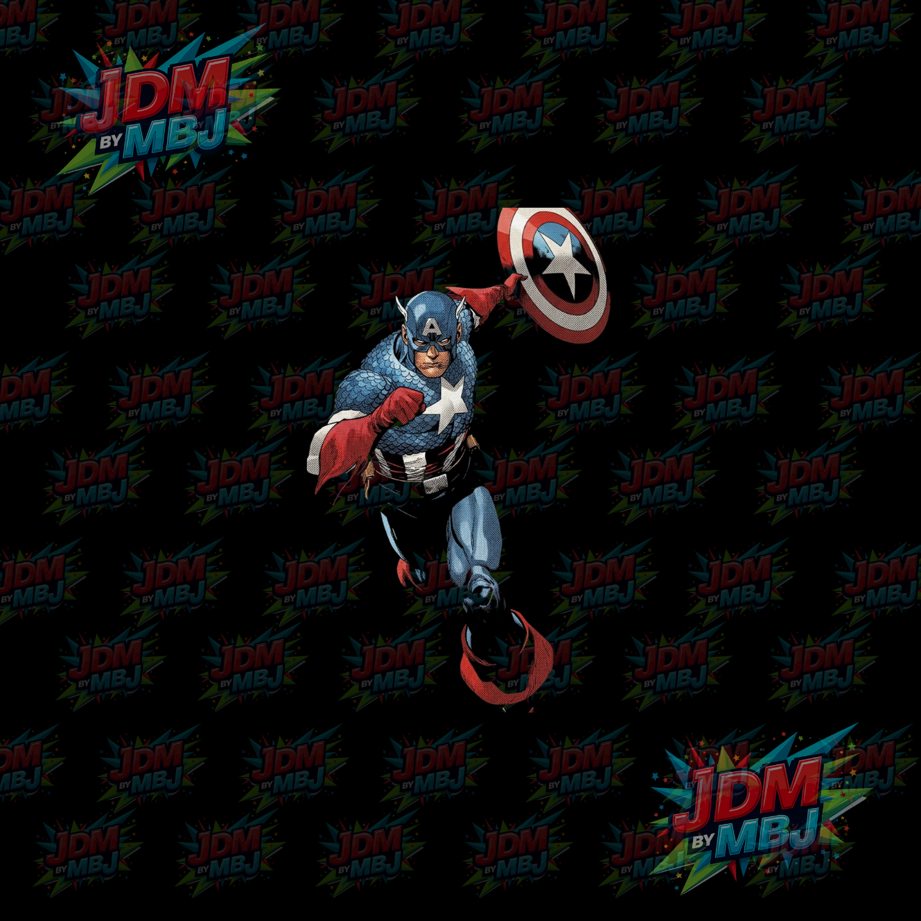Iron On - Marvel/DC Halftone DTF