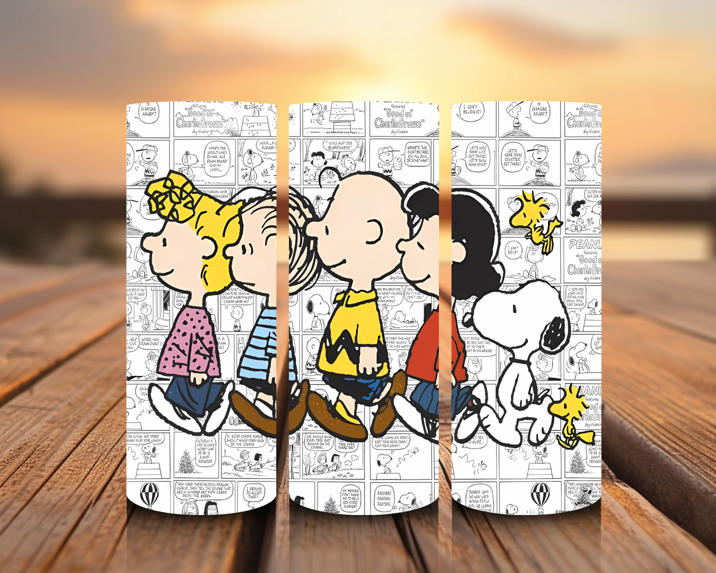 Inspirado en las impresiones de sublimación de Snoopy