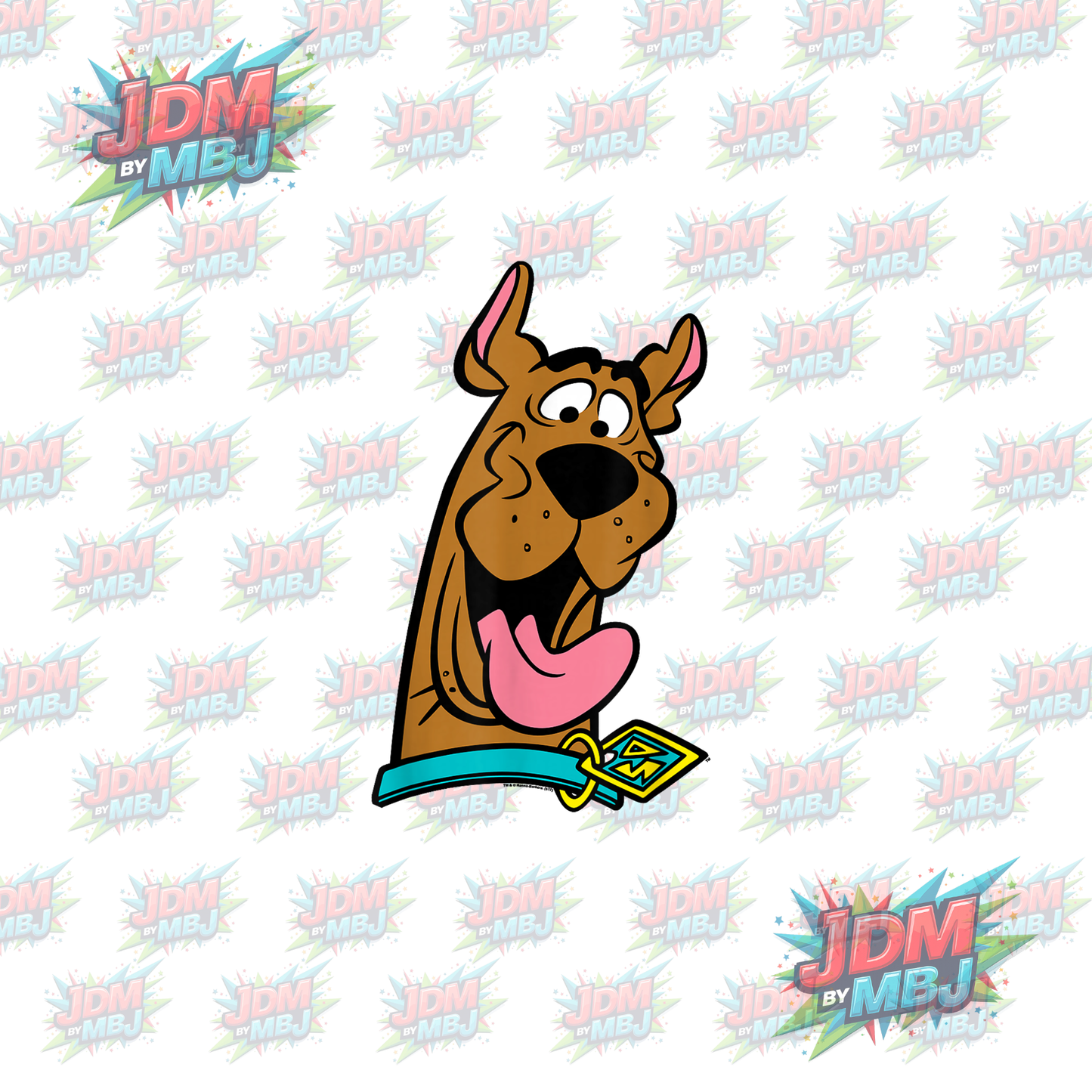 Vinilo termoadhesivo de Scooby Doo (DTF) de 25 cm
