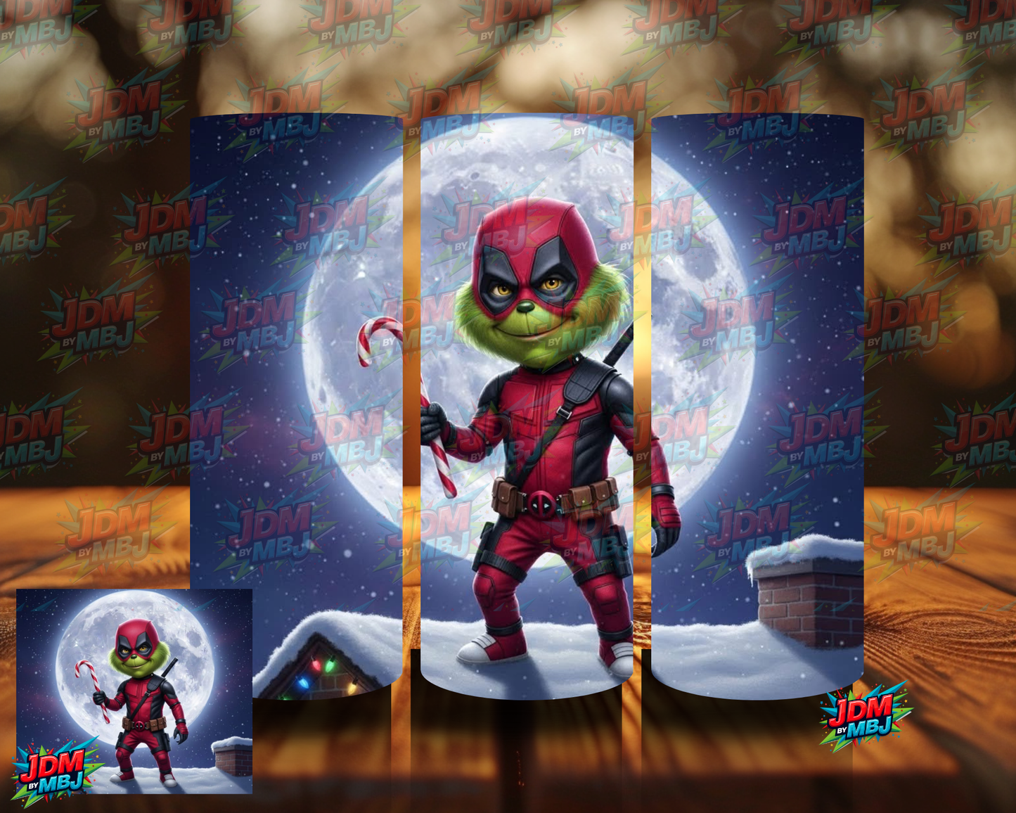 Inspired by Grinch Styled by Marvel/DC Sublimation Prints
