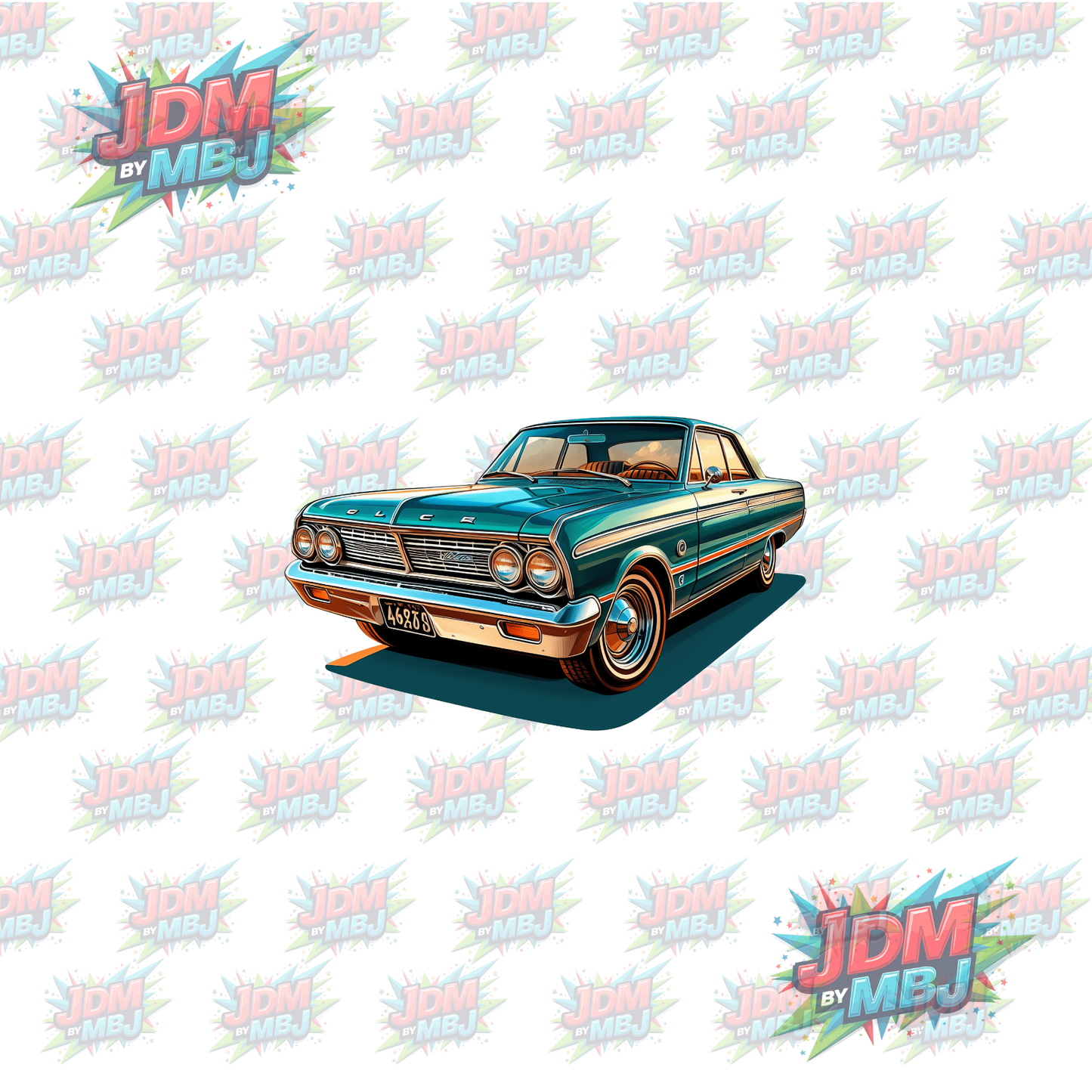 Iron On - Classic Vintage Cars DTF 20cm