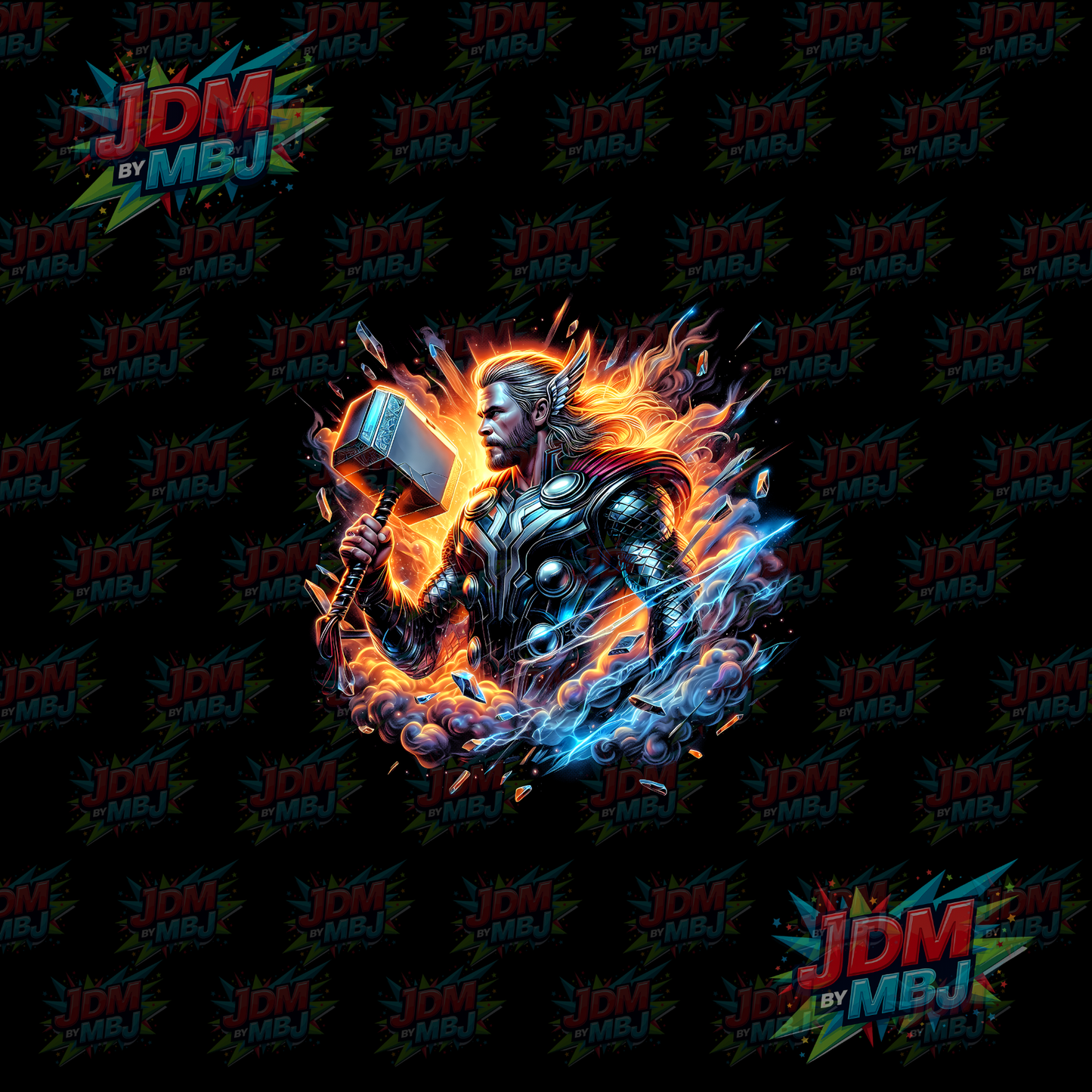 Iron On - Superhero Halftone DTF