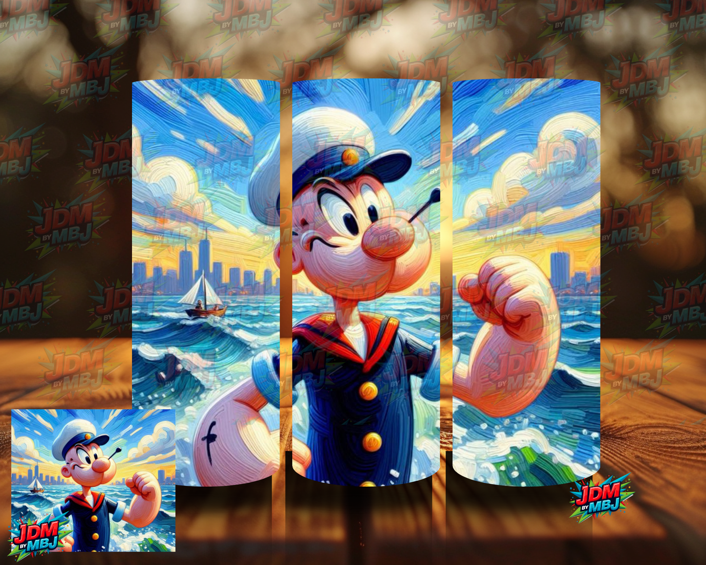 Inspired by Pop Eye Sublimation Prints