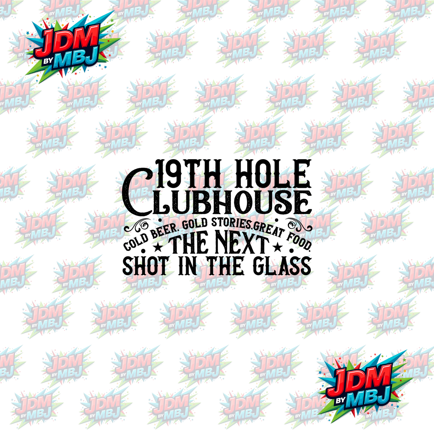 Iron On - 19th Hole Club - Vintage Farm DTF 20cm