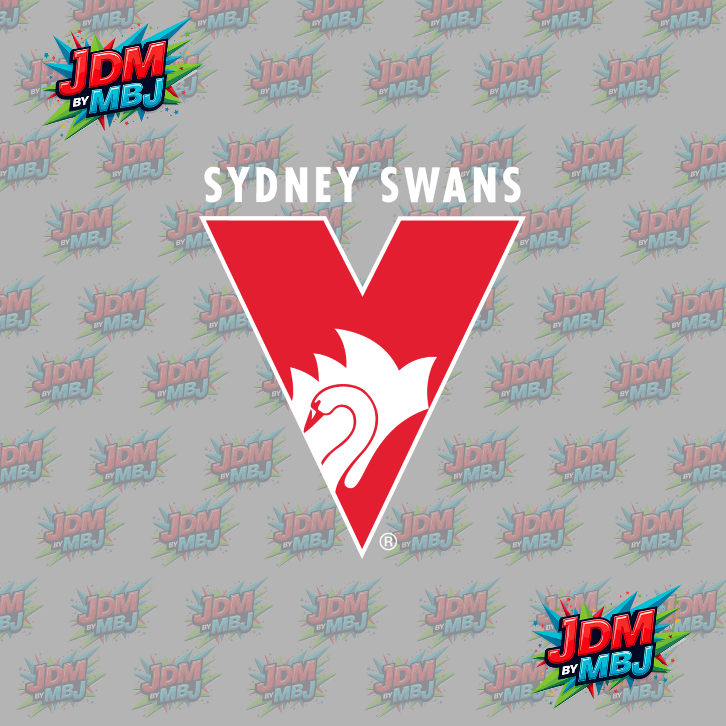 Iron On - Sydney Swans "AFL" DTF 20cm