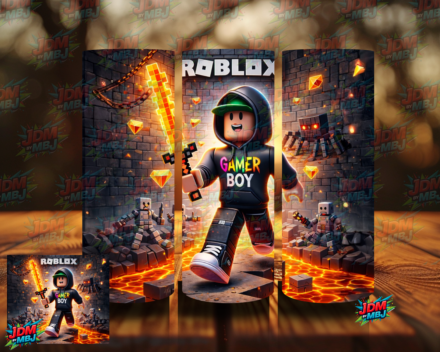 Inspired by Roblox Gamer Boy Sublimation Prints