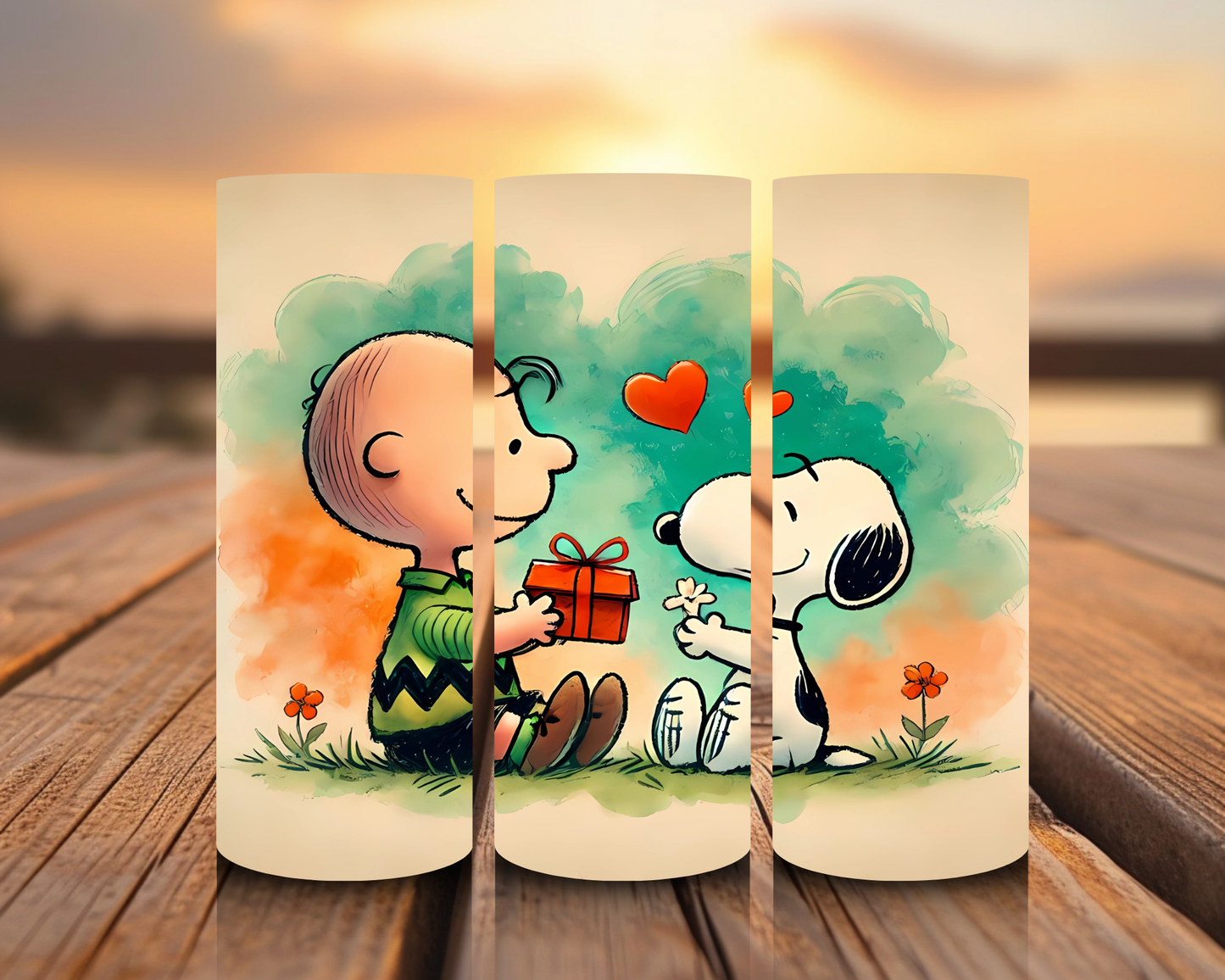 Inspirado en las impresiones de sublimación de Snoopy