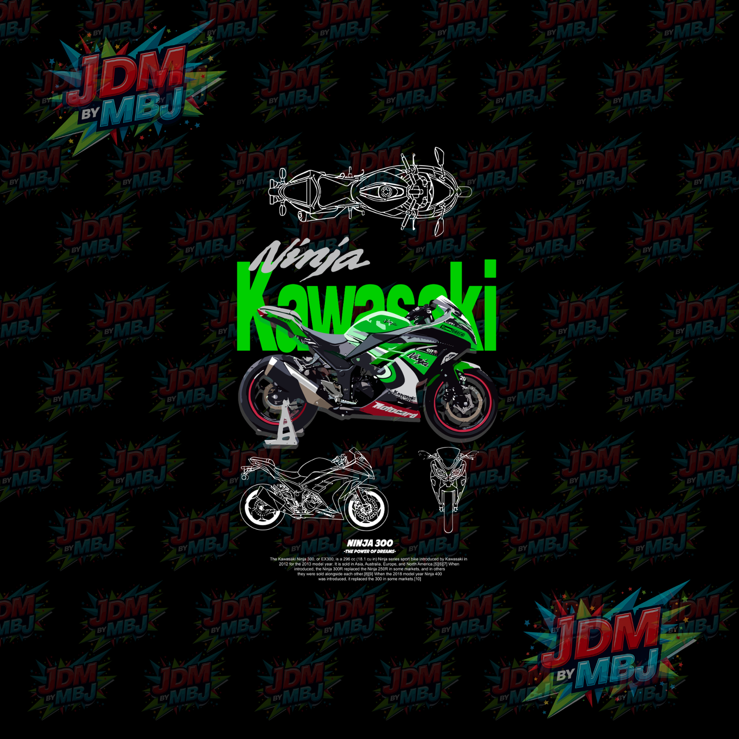 Iron On - Motorcycle DTF