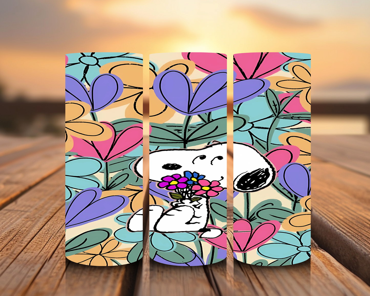 Inspirado en las impresiones de sublimación de Snoopy
