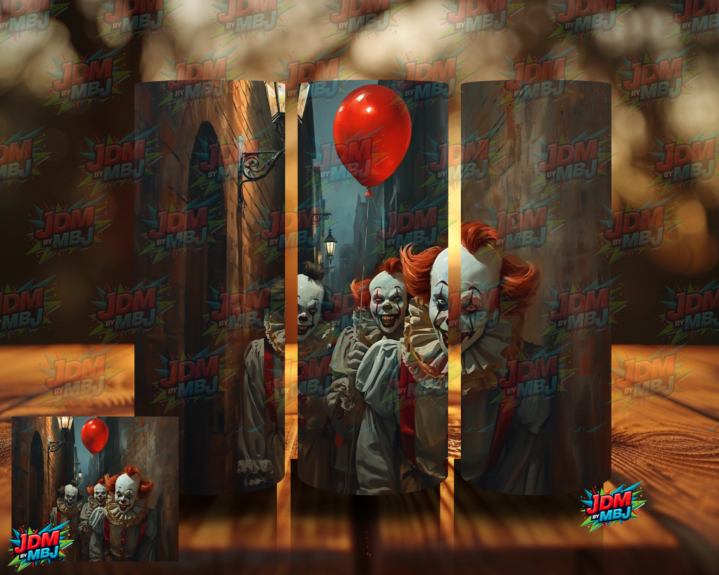 Inspired by HORROR Clowns 2.0 Sublimation Prints