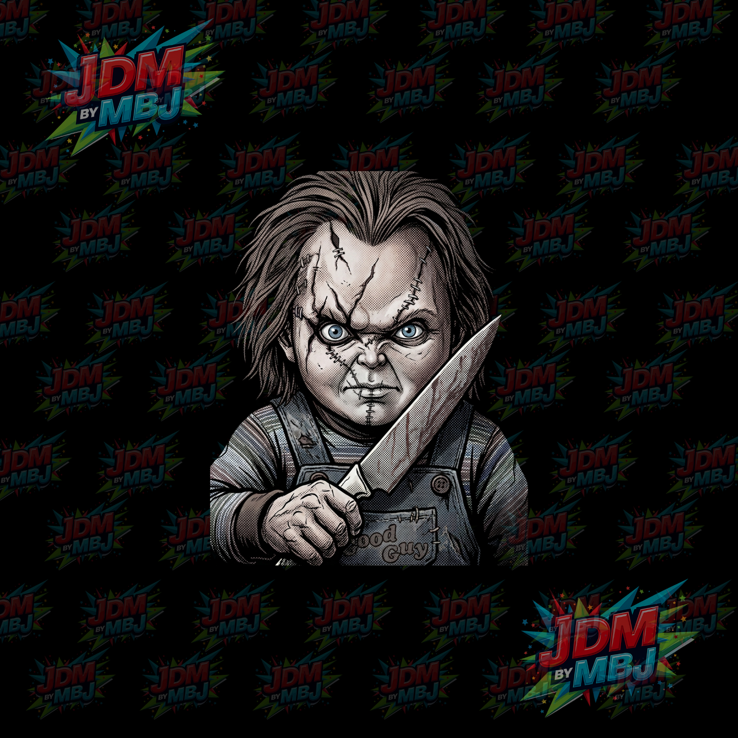 Iron On - Horror 'Halftone' DTF