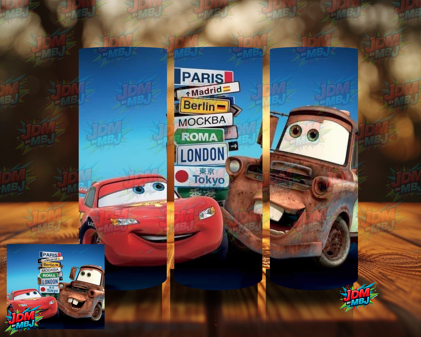 Inspired by Cars Sublimation Prints