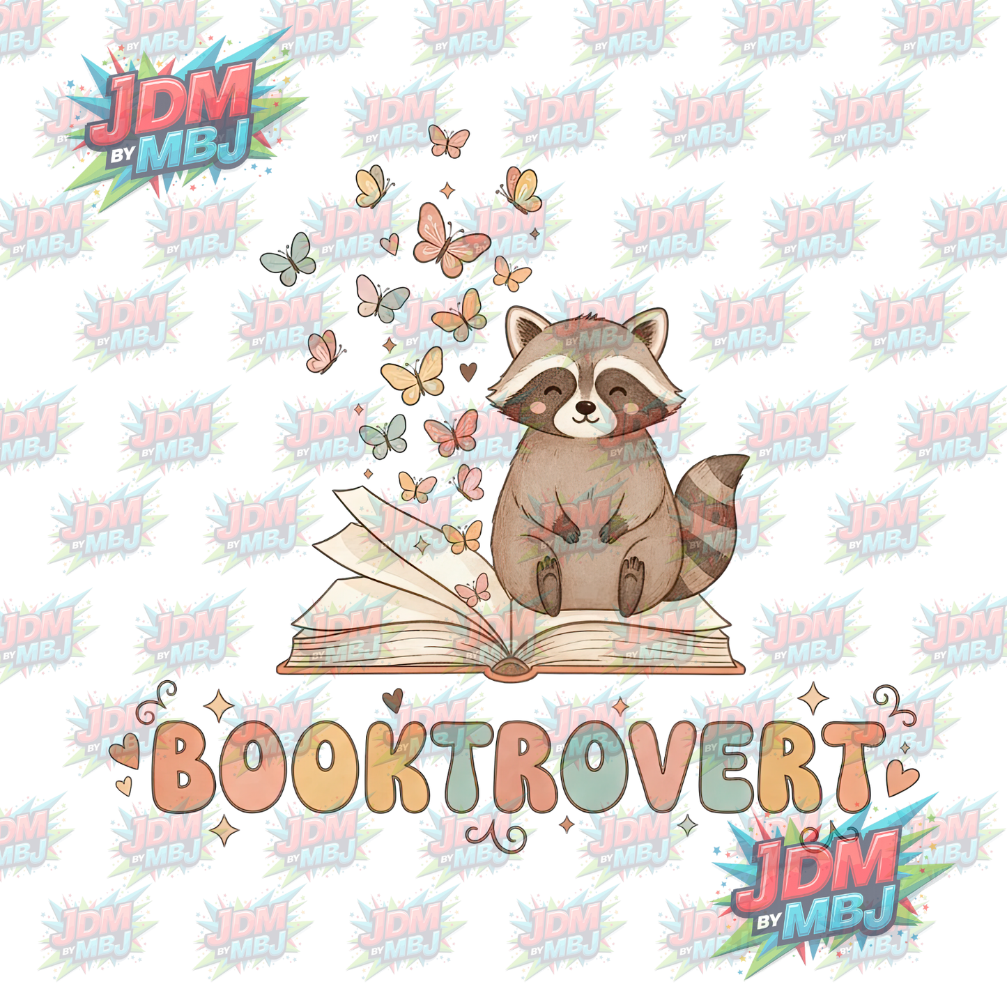 Iron On - Booktrovert DTF 20cm