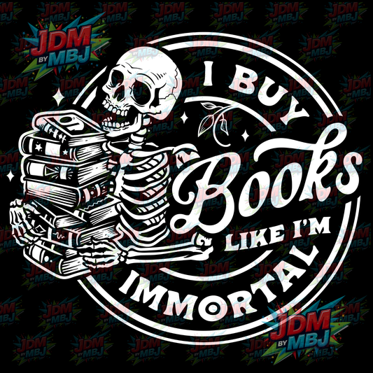 Iron On - I Buy Books Like... DTF 20cm