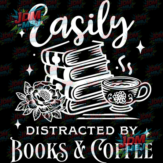 Iron On - Easily Distributed by Books & Coffee DTF 20cm