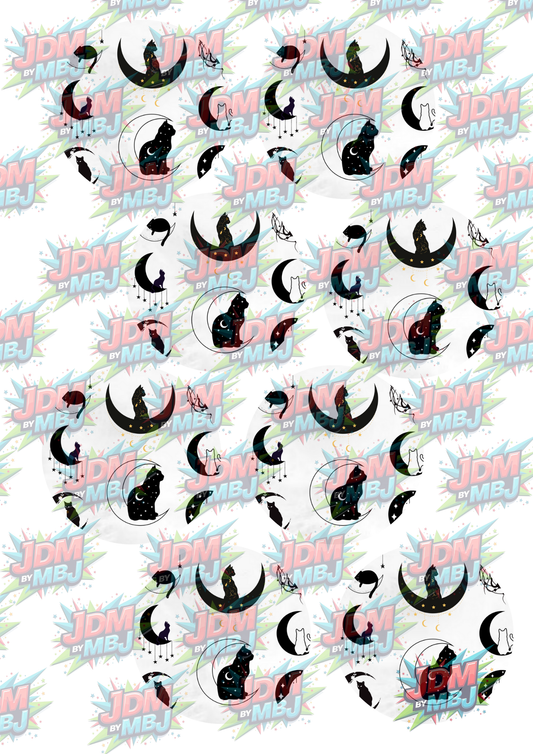 Impresiones de sublimación de posavasos para coche (8 por página)