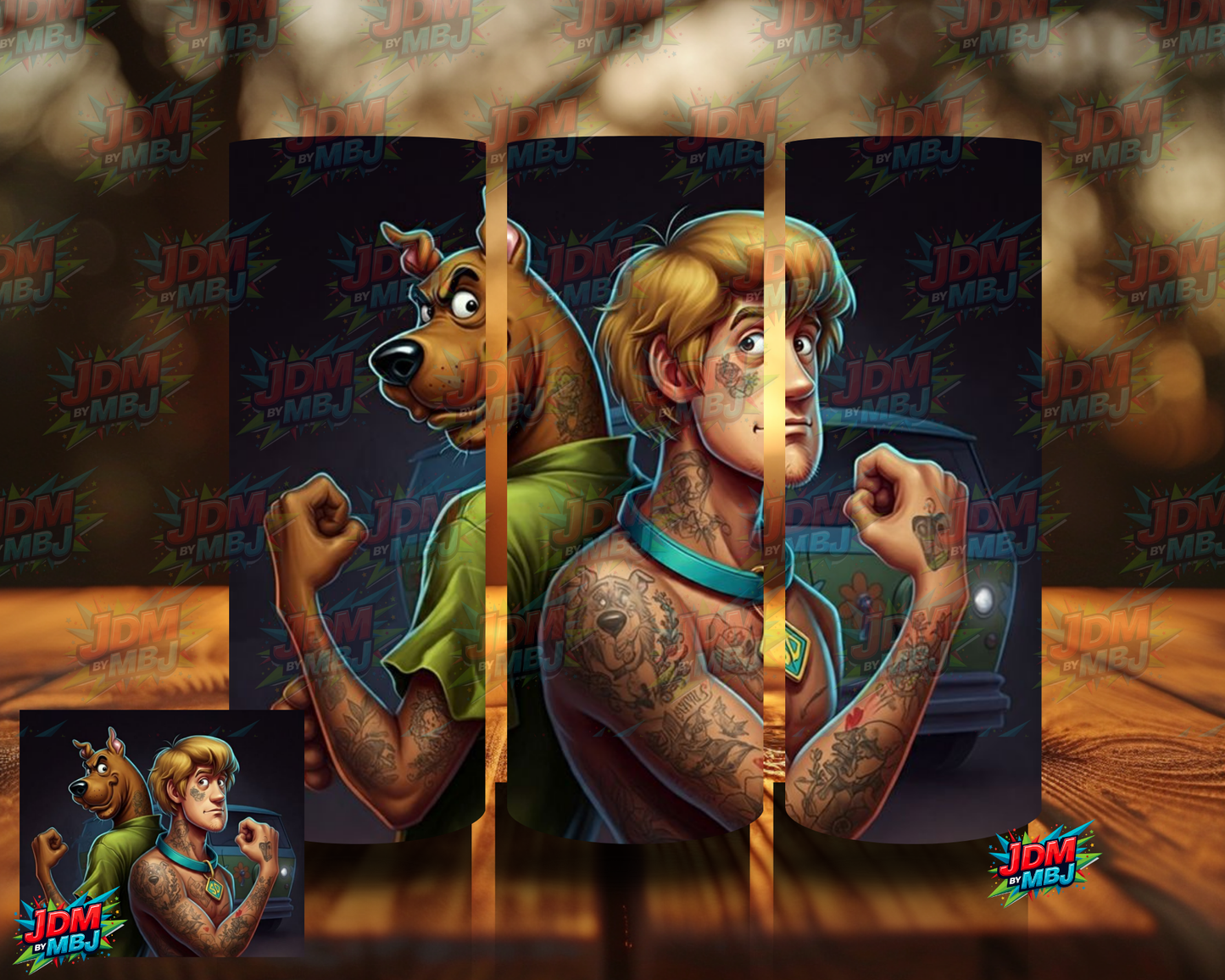 Inspired by Scooby Doo Sublimation Prints