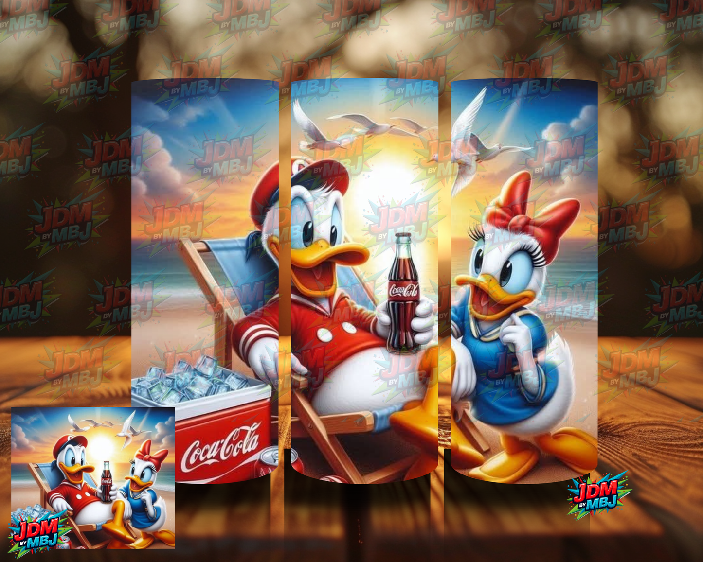 Inspired by Donald & Daisy Duck Sublimation Prints