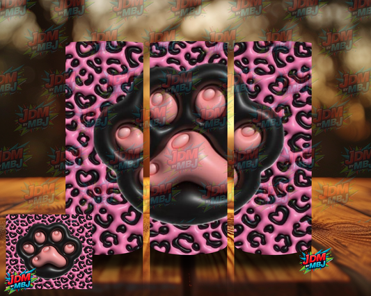 Bubble Style "Paws" Sublimation Prints