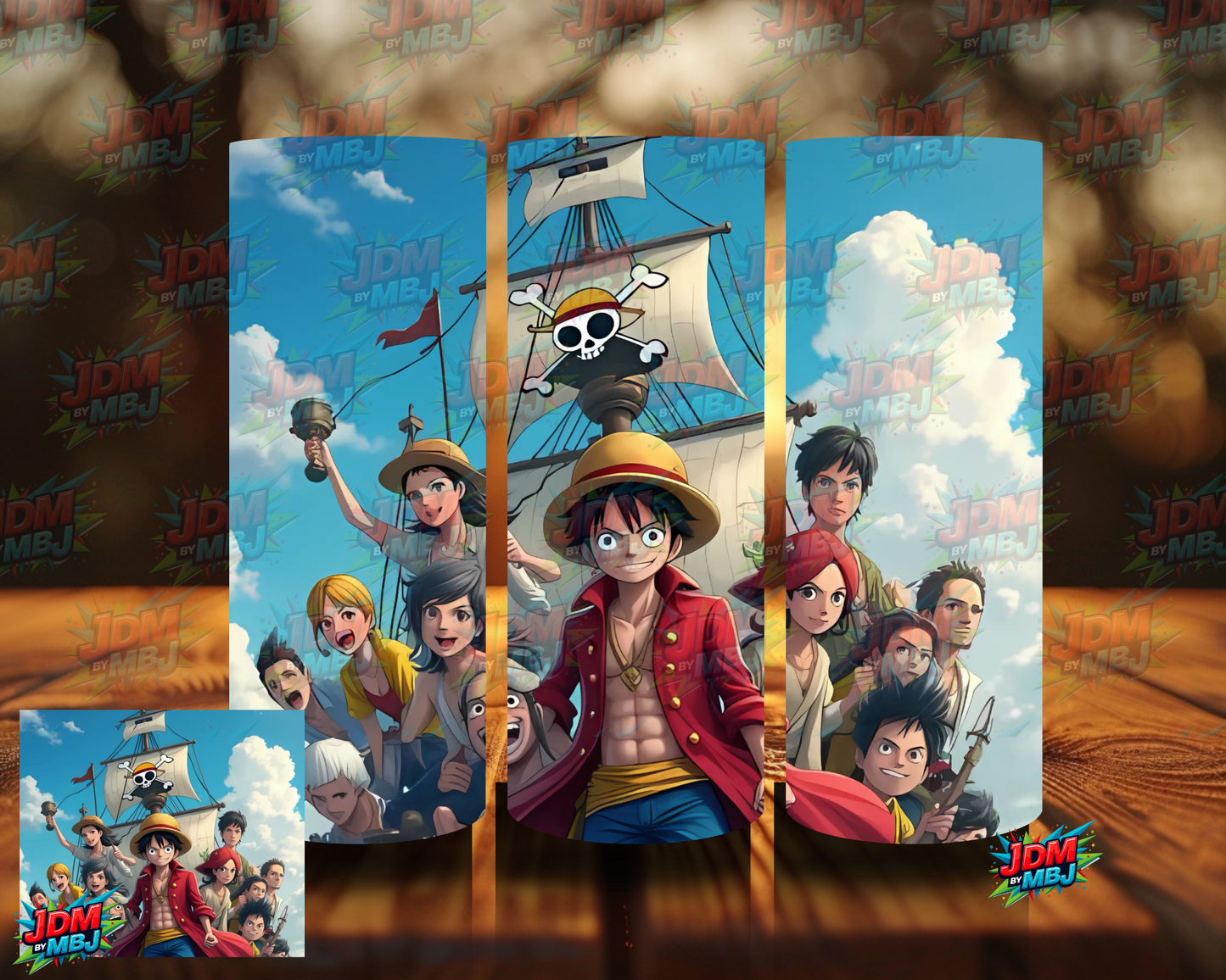 Inspired by One Piece Sublimation Prints