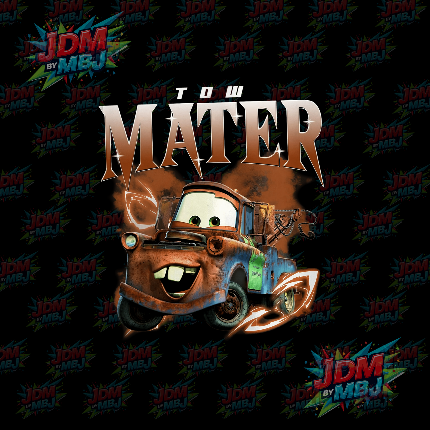 Iron On - Mater "Lighting McQueen" DTF 24cm