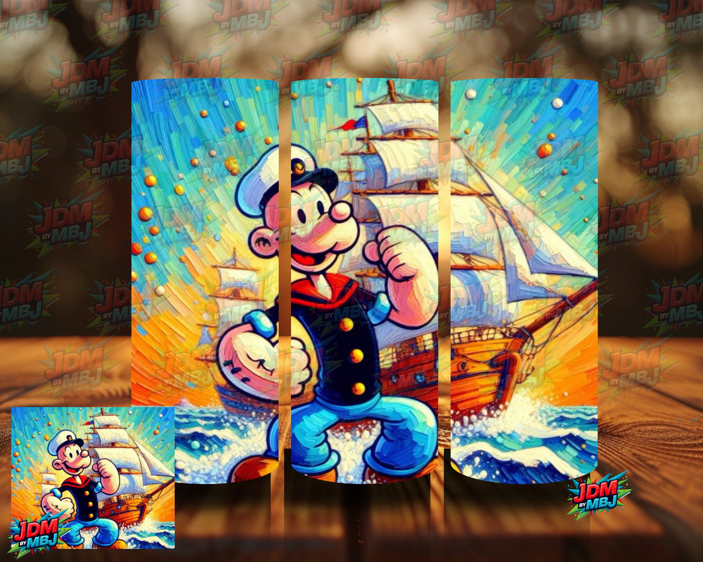 Inspired by Pop Eye Sublimation Prints