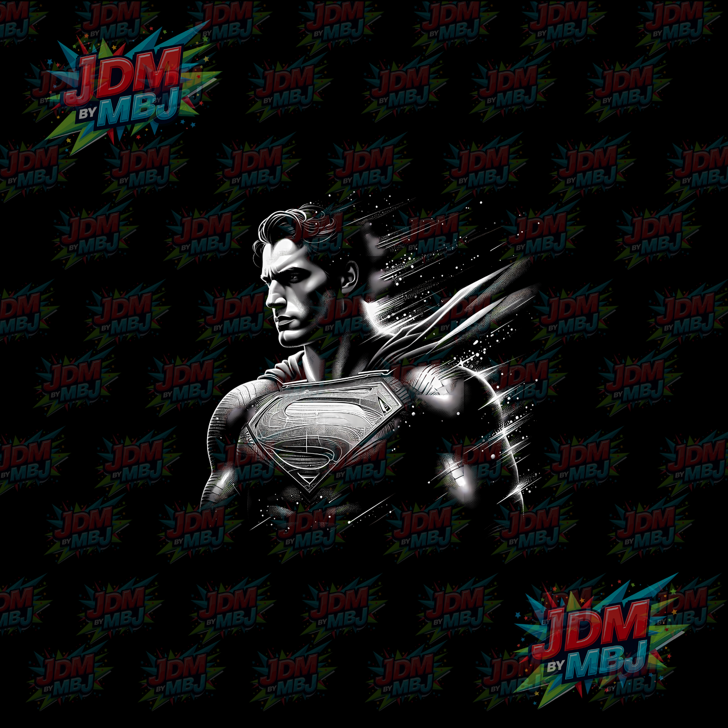 Iron On - Superhero Halftone DTF