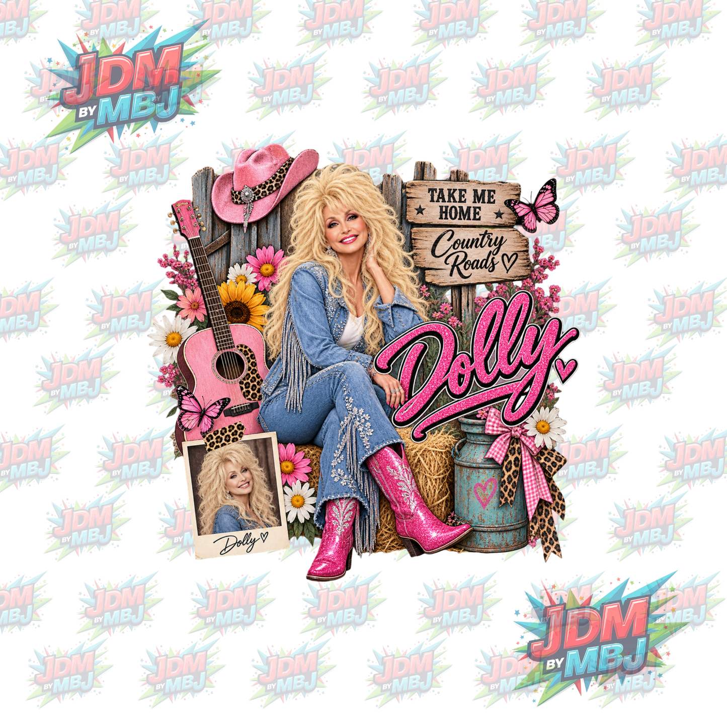 Iron On - Dolly Parton DTF