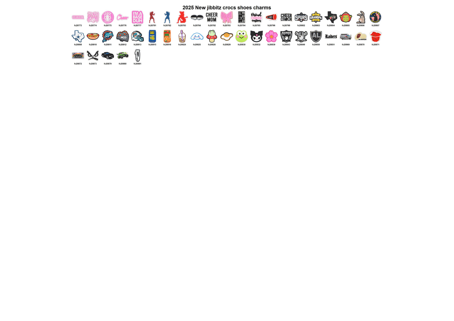 Bulk Buying Shoe Charm's