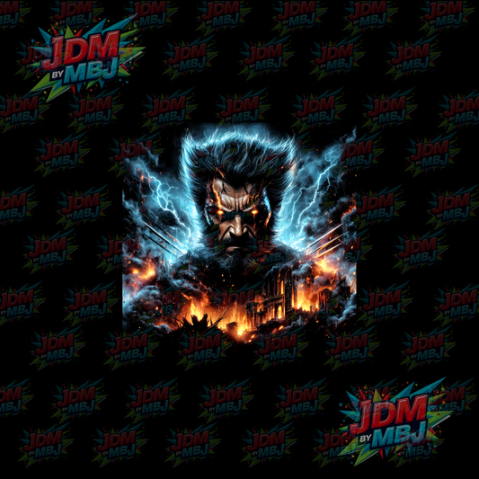 Iron On - Superhero Halftone DTF