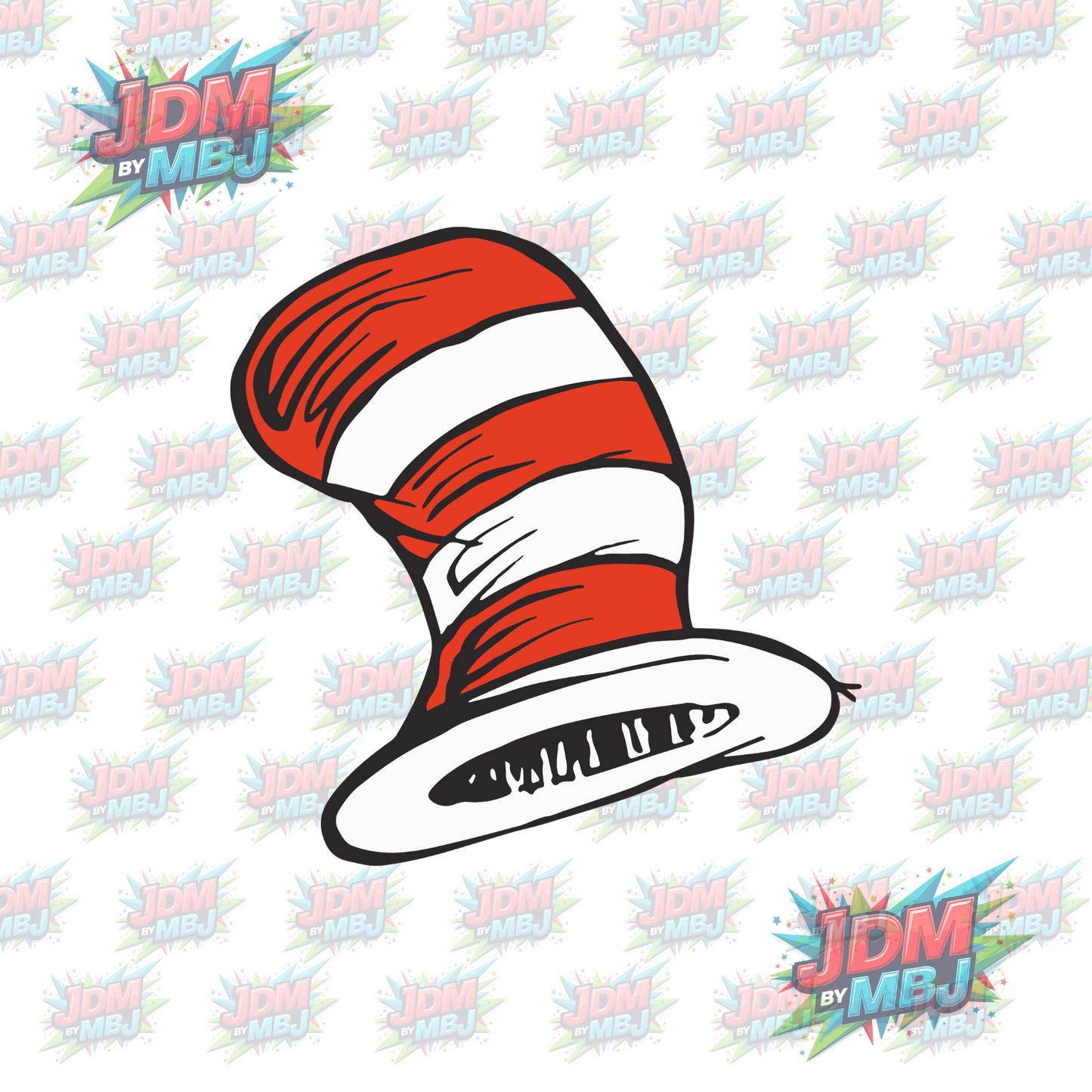 Iron On - Cat In The Hat DTF