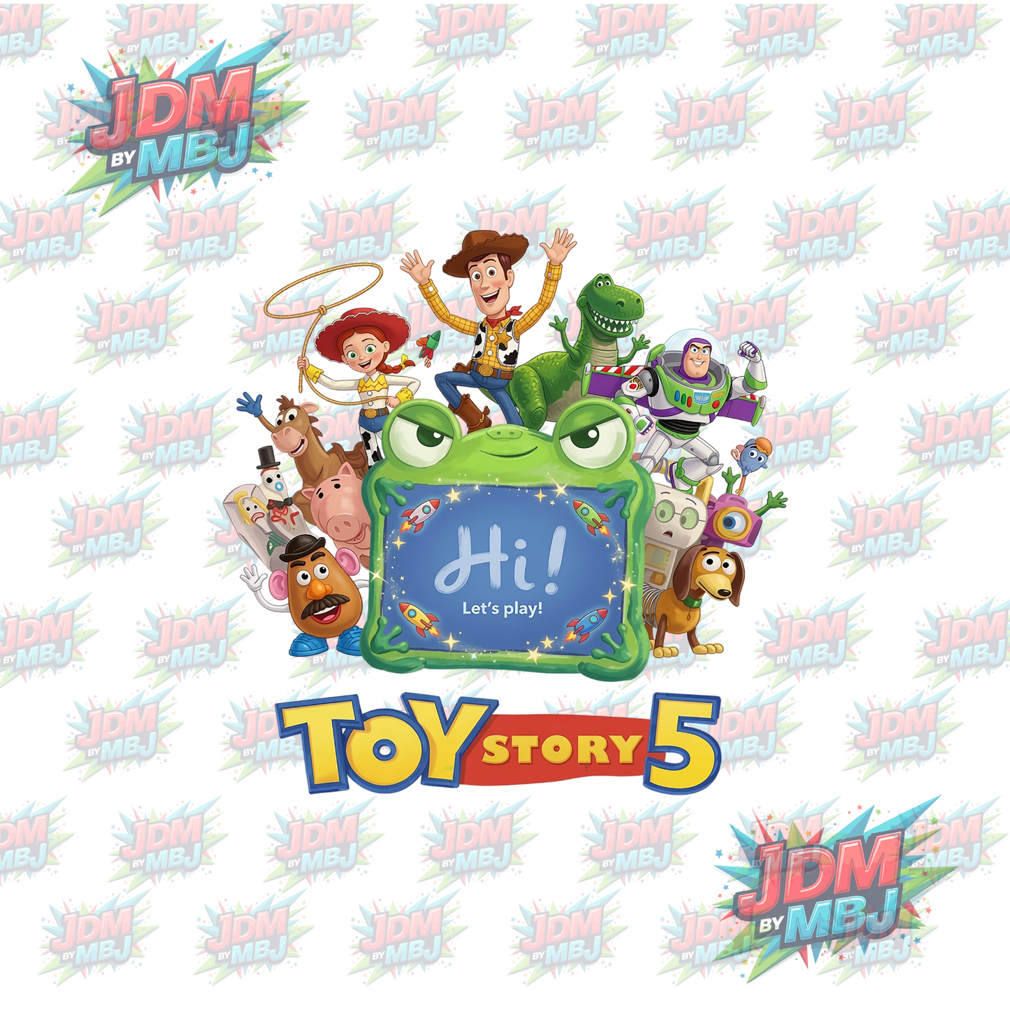 Iron On - Toy Story DTF 20cm